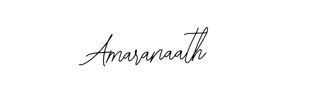 How to make Amaranaath name signature. Use Bearetta-2O07w style for creating short signs online. This is the latest handwritten sign. Amaranaath signature style 12 images and pictures png