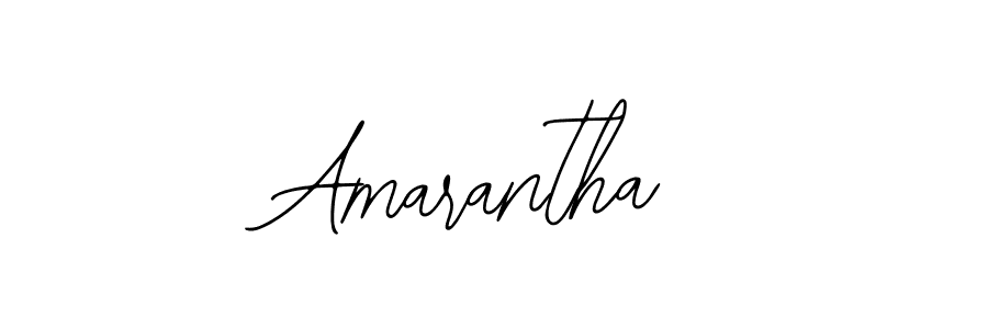 Design your own signature with our free online signature maker. With this signature software, you can create a handwritten (Bearetta-2O07w) signature for name Amarantha. Amarantha signature style 12 images and pictures png