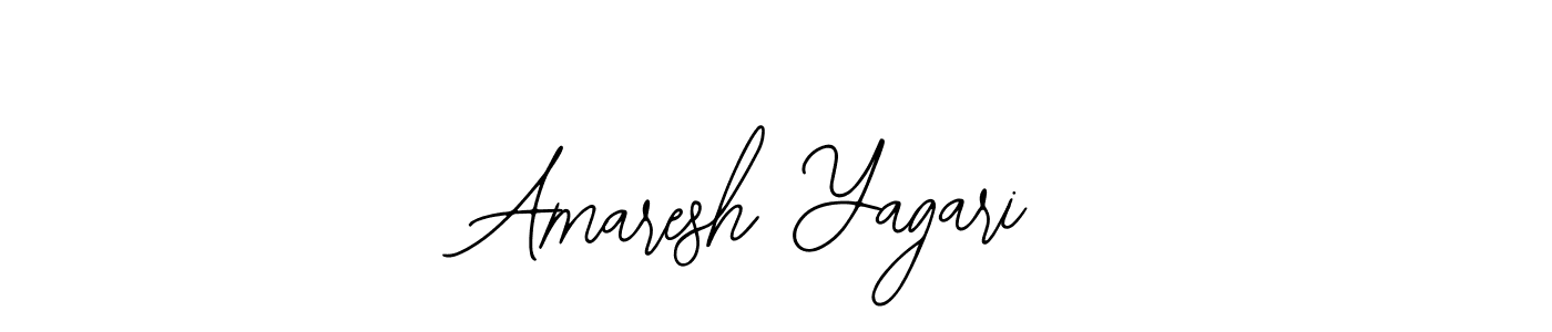 How to make Amaresh Yagari name signature. Use Bearetta-2O07w style for creating short signs online. This is the latest handwritten sign. Amaresh Yagari signature style 12 images and pictures png