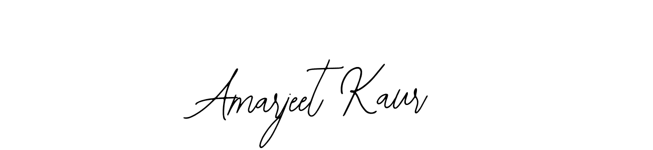 How to make Amarjeet Kaur name signature. Use Bearetta-2O07w style for creating short signs online. This is the latest handwritten sign. Amarjeet Kaur signature style 12 images and pictures png