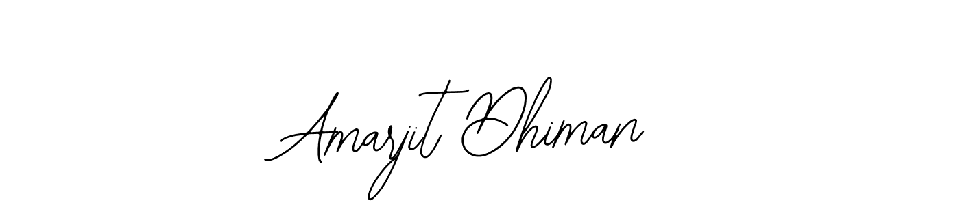 Bearetta-2O07w is a professional signature style that is perfect for those who want to add a touch of class to their signature. It is also a great choice for those who want to make their signature more unique. Get Amarjit Dhiman name to fancy signature for free. Amarjit Dhiman signature style 12 images and pictures png