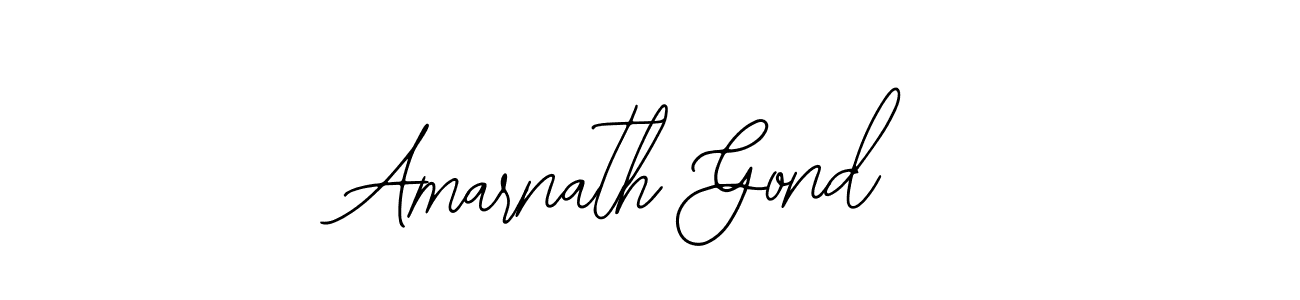 Use a signature maker to create a handwritten signature online. With this signature software, you can design (Bearetta-2O07w) your own signature for name Amarnath Gond. Amarnath Gond signature style 12 images and pictures png