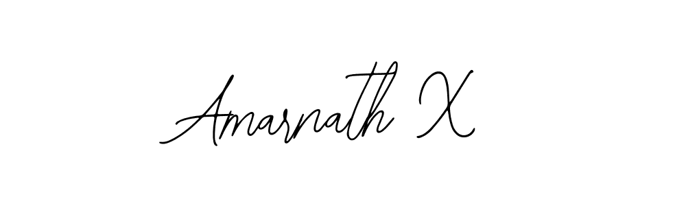 How to make Amarnath X name signature. Use Bearetta-2O07w style for creating short signs online. This is the latest handwritten sign. Amarnath X signature style 12 images and pictures png