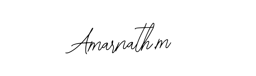 Amarnath.m stylish signature style. Best Handwritten Sign (Bearetta-2O07w) for my name. Handwritten Signature Collection Ideas for my name Amarnath.m. Amarnath.m signature style 12 images and pictures png