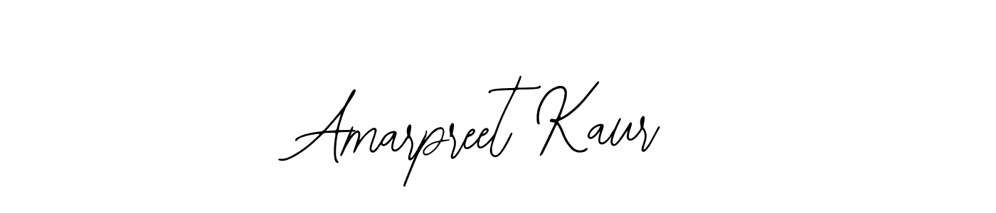 How to make Amarpreet Kaur name signature. Use Bearetta-2O07w style for creating short signs online. This is the latest handwritten sign. Amarpreet Kaur signature style 12 images and pictures png