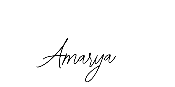 Design your own signature with our free online signature maker. With this signature software, you can create a handwritten (Bearetta-2O07w) signature for name Amarya. Amarya signature style 12 images and pictures png