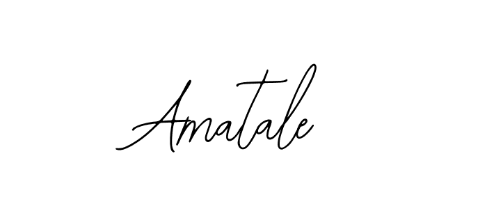 You should practise on your own different ways (Bearetta-2O07w) to write your name (Amatale) in signature. don't let someone else do it for you. Amatale signature style 12 images and pictures png