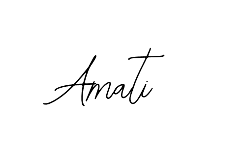 You should practise on your own different ways (Bearetta-2O07w) to write your name (Amati) in signature. don't let someone else do it for you. Amati signature style 12 images and pictures png