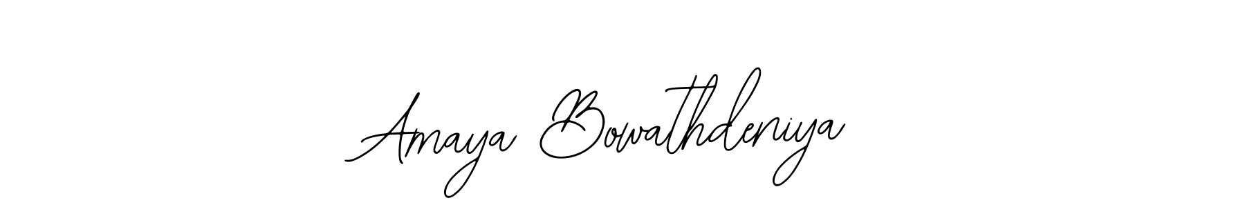 This is the best signature style for the Amaya Bowathdeniya name. Also you like these signature font (Bearetta-2O07w). Mix name signature. Amaya Bowathdeniya signature style 12 images and pictures png