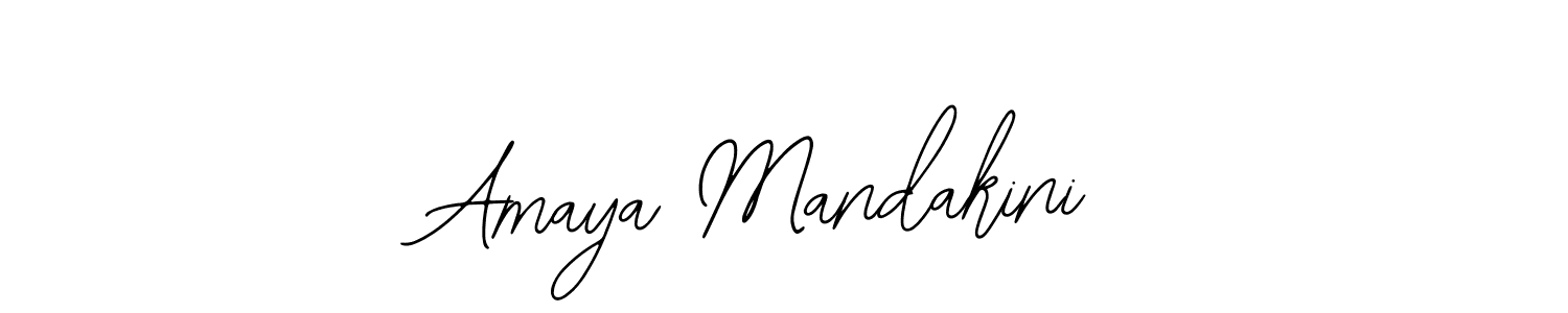 Use a signature maker to create a handwritten signature online. With this signature software, you can design (Bearetta-2O07w) your own signature for name Amaya Mandakini. Amaya Mandakini signature style 12 images and pictures png