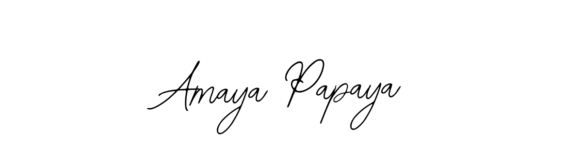 How to make Amaya Papaya signature? Bearetta-2O07w is a professional autograph style. Create handwritten signature for Amaya Papaya name. Amaya Papaya signature style 12 images and pictures png