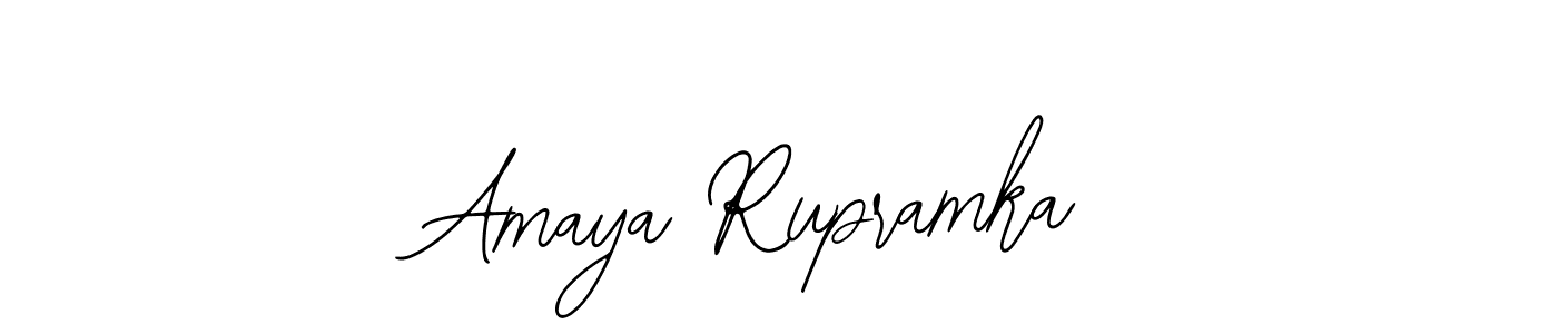 Create a beautiful signature design for name Amaya Rupramka. With this signature (Bearetta-2O07w) fonts, you can make a handwritten signature for free. Amaya Rupramka signature style 12 images and pictures png