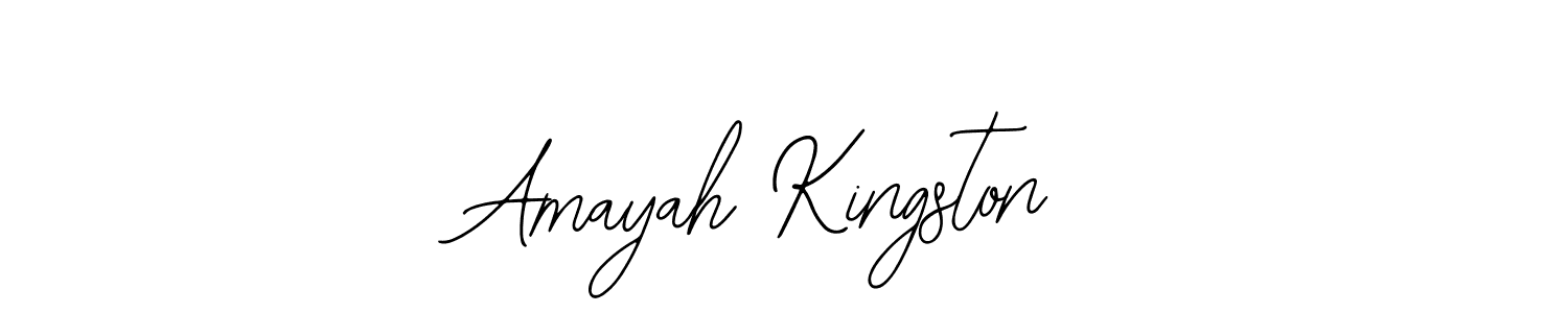 Create a beautiful signature design for name Amayah Kingston. With this signature (Bearetta-2O07w) fonts, you can make a handwritten signature for free. Amayah Kingston signature style 12 images and pictures png