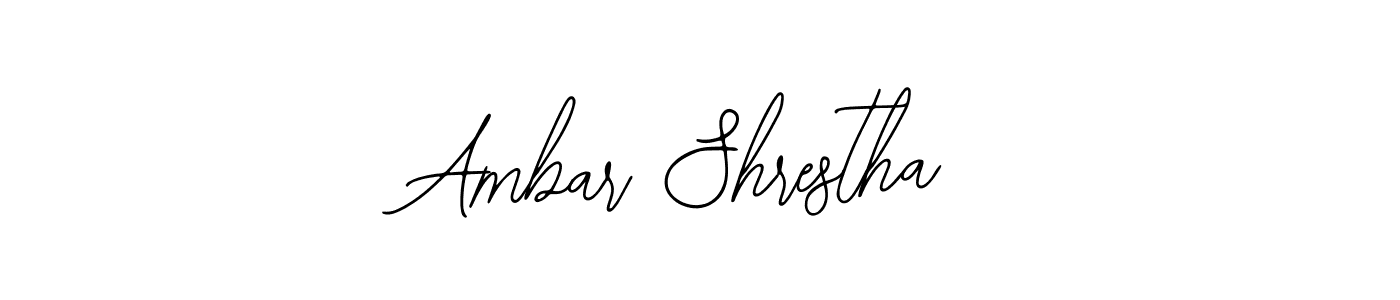 How to make Ambar Shrestha signature? Bearetta-2O07w is a professional autograph style. Create handwritten signature for Ambar Shrestha name. Ambar Shrestha signature style 12 images and pictures png