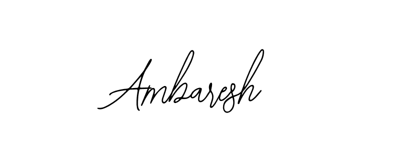 How to make Ambaresh signature? Bearetta-2O07w is a professional autograph style. Create handwritten signature for Ambaresh name. Ambaresh signature style 12 images and pictures png
