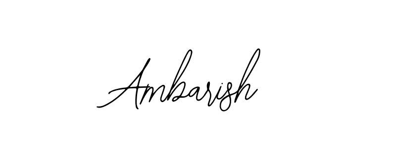 The best way (Bearetta-2O07w) to make a short signature is to pick only two or three words in your name. The name Ambarish include a total of six letters. For converting this name. Ambarish signature style 12 images and pictures png