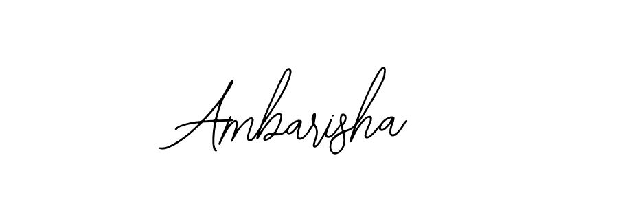 How to make Ambarisha signature? Bearetta-2O07w is a professional autograph style. Create handwritten signature for Ambarisha name. Ambarisha signature style 12 images and pictures png