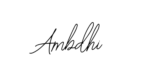 How to make Ambdhi signature? Bearetta-2O07w is a professional autograph style. Create handwritten signature for Ambdhi name. Ambdhi signature style 12 images and pictures png