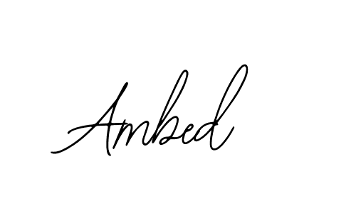 if you are searching for the best signature style for your name Ambed. so please give up your signature search. here we have designed multiple signature styles  using Bearetta-2O07w. Ambed signature style 12 images and pictures png