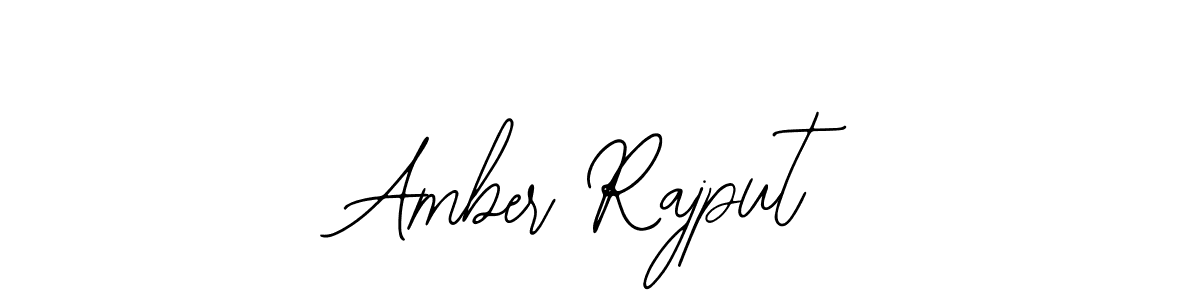How to make Amber Rajput name signature. Use Bearetta-2O07w style for creating short signs online. This is the latest handwritten sign. Amber Rajput signature style 12 images and pictures png