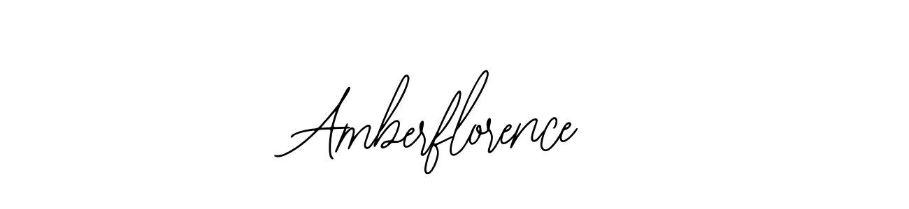 How to make Amberflorence name signature. Use Bearetta-2O07w style for creating short signs online. This is the latest handwritten sign. Amberflorence signature style 12 images and pictures png