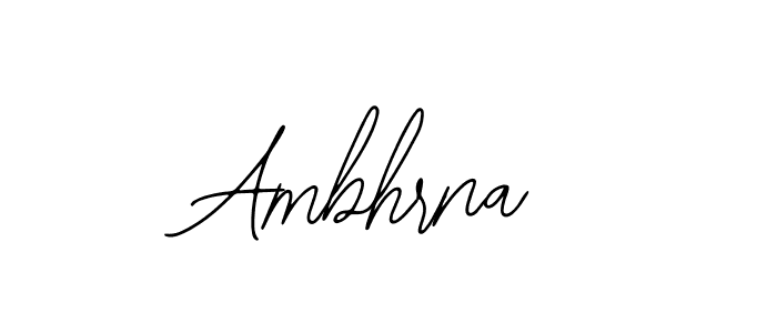 Make a beautiful signature design for name Ambhrna. With this signature (Bearetta-2O07w) style, you can create a handwritten signature for free. Ambhrna signature style 12 images and pictures png