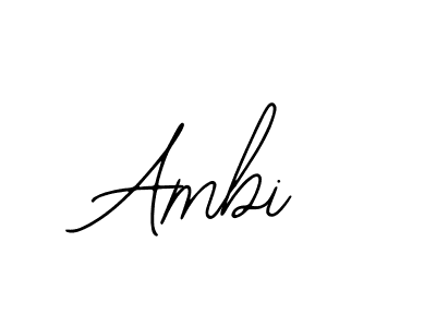The best way (Bearetta-2O07w) to make a short signature is to pick only two or three words in your name. The name Ambi include a total of six letters. For converting this name. Ambi signature style 12 images and pictures png