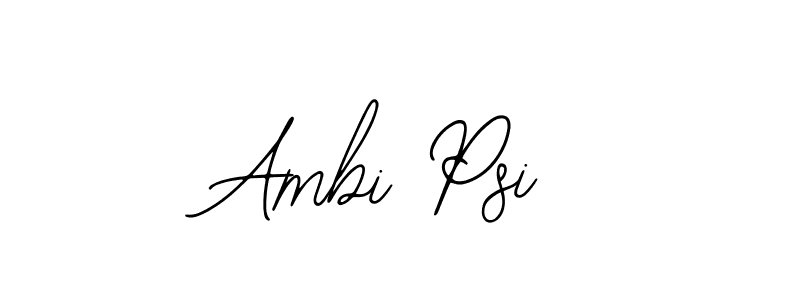 Similarly Bearetta-2O07w is the best handwritten signature design. Signature creator online .You can use it as an online autograph creator for name Ambi Psi. Ambi Psi signature style 12 images and pictures png