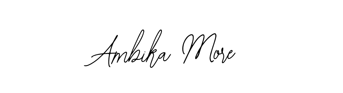 Make a beautiful signature design for name Ambika More. Use this online signature maker to create a handwritten signature for free. Ambika More signature style 12 images and pictures png