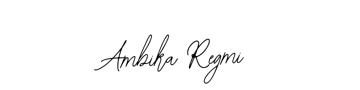 Create a beautiful signature design for name Ambika Regmi. With this signature (Bearetta-2O07w) fonts, you can make a handwritten signature for free. Ambika Regmi signature style 12 images and pictures png
