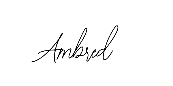 Ambred stylish signature style. Best Handwritten Sign (Bearetta-2O07w) for my name. Handwritten Signature Collection Ideas for my name Ambred. Ambred signature style 12 images and pictures png