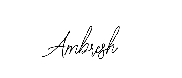 Make a beautiful signature design for name Ambresh. Use this online signature maker to create a handwritten signature for free. Ambresh signature style 12 images and pictures png