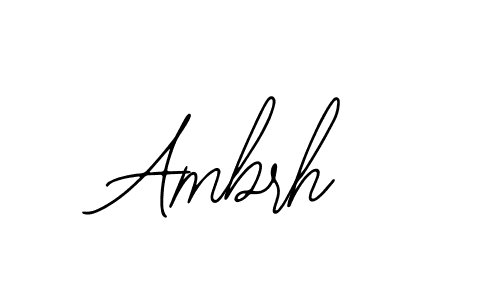 Ambrh stylish signature style. Best Handwritten Sign (Bearetta-2O07w) for my name. Handwritten Signature Collection Ideas for my name Ambrh. Ambrh signature style 12 images and pictures png