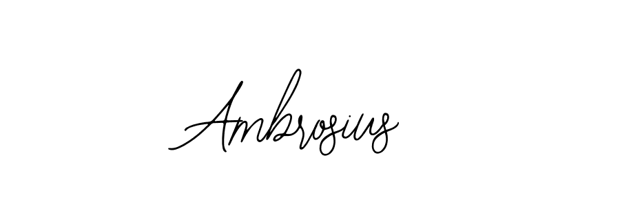 How to make Ambrosius name signature. Use Bearetta-2O07w style for creating short signs online. This is the latest handwritten sign. Ambrosius signature style 12 images and pictures png