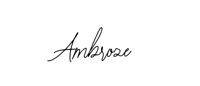 Make a beautiful signature design for name Ambroze. With this signature (Bearetta-2O07w) style, you can create a handwritten signature for free. Ambroze signature style 12 images and pictures png