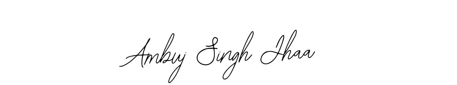 Design your own signature with our free online signature maker. With this signature software, you can create a handwritten (Bearetta-2O07w) signature for name Ambuj Singh Jhaa. Ambuj Singh Jhaa signature style 12 images and pictures png