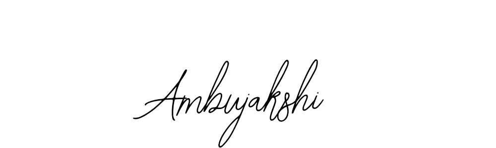 Design your own signature with our free online signature maker. With this signature software, you can create a handwritten (Bearetta-2O07w) signature for name Ambujakshi. Ambujakshi signature style 12 images and pictures png