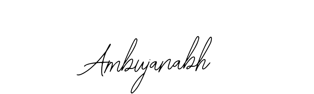 Create a beautiful signature design for name Ambujanabh. With this signature (Bearetta-2O07w) fonts, you can make a handwritten signature for free. Ambujanabh signature style 12 images and pictures png