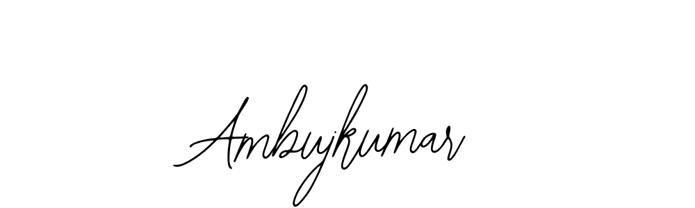 Also we have Ambujkumar name is the best signature style. Create professional handwritten signature collection using Bearetta-2O07w autograph style. Ambujkumar signature style 12 images and pictures png