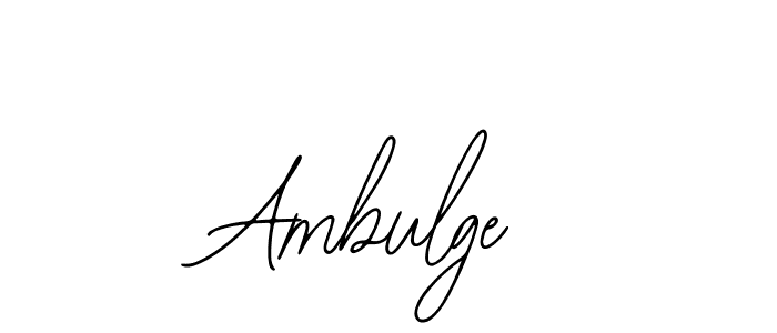 if you are searching for the best signature style for your name Ambulge. so please give up your signature search. here we have designed multiple signature styles  using Bearetta-2O07w. Ambulge signature style 12 images and pictures png