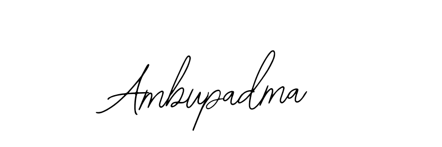 Use a signature maker to create a handwritten signature online. With this signature software, you can design (Bearetta-2O07w) your own signature for name Ambupadma. Ambupadma signature style 12 images and pictures png