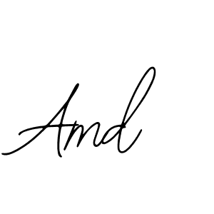 Design your own signature with our free online signature maker. With this signature software, you can create a handwritten (Bearetta-2O07w) signature for name Amd. Amd signature style 12 images and pictures png