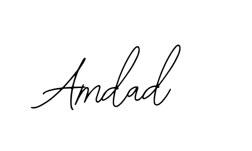 You should practise on your own different ways (Bearetta-2O07w) to write your name (Amdad) in signature. don't let someone else do it for you. Amdad signature style 12 images and pictures png