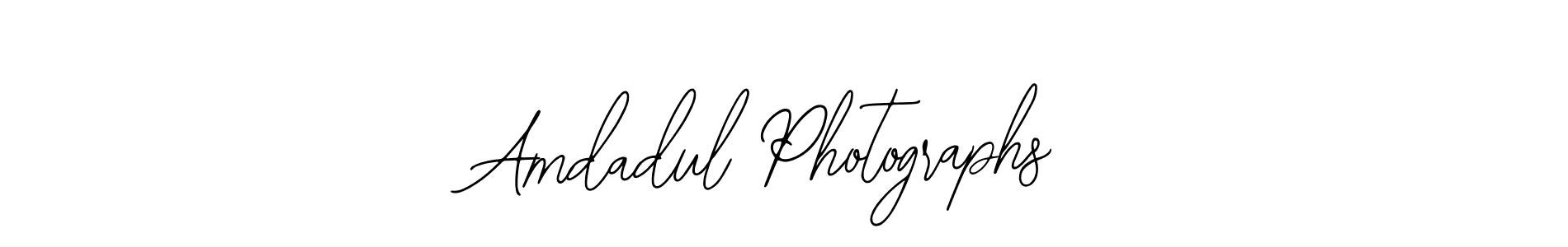 You should practise on your own different ways (Bearetta-2O07w) to write your name (Amdadul Photographs) in signature. don't let someone else do it for you. Amdadul Photographs signature style 12 images and pictures png