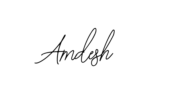 How to make Amdesh name signature. Use Bearetta-2O07w style for creating short signs online. This is the latest handwritten sign. Amdesh signature style 12 images and pictures png