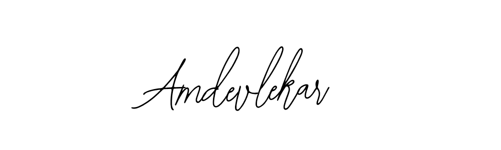 Use a signature maker to create a handwritten signature online. With this signature software, you can design (Bearetta-2O07w) your own signature for name Amdevlekar. Amdevlekar signature style 12 images and pictures png