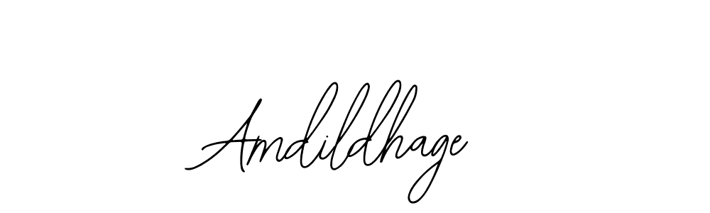 How to make Amdildhage signature? Bearetta-2O07w is a professional autograph style. Create handwritten signature for Amdildhage name. Amdildhage signature style 12 images and pictures png