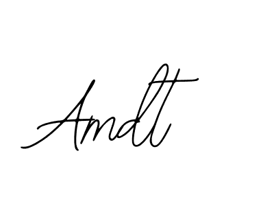 Design your own signature with our free online signature maker. With this signature software, you can create a handwritten (Bearetta-2O07w) signature for name Amdt. Amdt signature style 12 images and pictures png