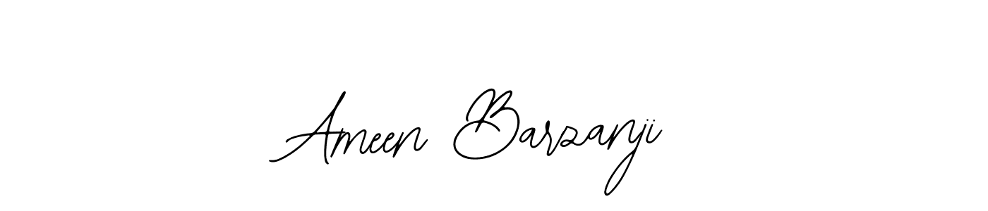 How to make Ameen Barzanji signature? Bearetta-2O07w is a professional autograph style. Create handwritten signature for Ameen Barzanji name. Ameen Barzanji signature style 12 images and pictures png