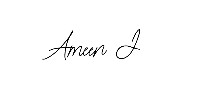 How to Draw Ameen J signature style? Bearetta-2O07w is a latest design signature styles for name Ameen J. Ameen J signature style 12 images and pictures png